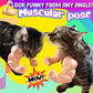 Funny Muscle Arms Pet Neckband Costume