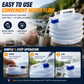 ⏰ Last Day Sale 50%OFF!| 🏕️ Foldable Camping Water Container – 3L/5L/10L/15L Portable Water Bucket