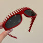 📢 LIMITED TIME Only ￡9.99! ⏰ Creative Comb Frame Square Sunglasses – 2-in-1 Sunglasses & Headband Design 🕶️