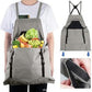 🎁 Hot Sale 50% OFF 🔥Cross Back Gardening Apron With Deep Kangaroo Release Pockets