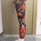 Ultra-clear Highly Elastic Seamless Tattoo Sleeve&Tattoo Stocking Set(2 Sheets)