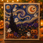 🎃👻 Premium 3D Pearl Halloween Wall Art Kit | Luxury Flocked Canvas with Scratch-Resistant Non-Fading Pearl Beads DIY Spooky Decor – Buy 2 Free Shipping 📦✨