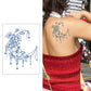 5 Sheets Semi-Permanent Art Butterfly Moon Tattoo Stickers