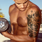 8 Pieces Large 3D Mechanical Parts Gear Arm Eyeball Muscle Temporary Tattoo