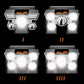 ⚡💡 5 Pack Super Bright LED Flashers – Team Safety Lights, USB Rechargeable, High Visibility. Ideal for Night Work, Group Rides, or Emergency Markers. 🚲⚠️🔋