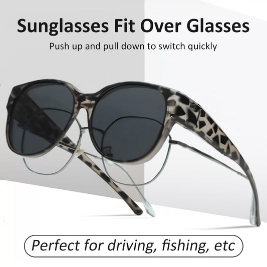 🎉LIMITED SALE：ONLY ￡6.99!!😎UV400 Protection Fit Over Glasses Sunglasses