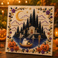 🎃👻 Premium 3D Pearl Halloween Wall Art Kit | Luxury Flocked Canvas with Scratch-Resistant Non-Fading Pearl Beads DIY Spooky Decor – Buy 2 Free Shipping 📦✨
