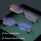 🔥 LIMITED-TIME Only￡9.99!!⏳Anti-Blue Light Glasses🕶️New Sapphire High Hardness anti-blue Dual-Use Reading Glasses