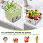 🥳2026 Hot Sale🥳 💞50K+ Sold!💥 50% Off! Ice Cube Maker With Storage – Makes 48 Cubes, Leak-Proof Lid, Stackable. Includes Ice Scoop & Tong. Summer Essential! 🧊🏖️✅
