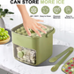 🥳2026 Hot Sale🥳 💞50K+ Sold!💥 50% Off! Ice Cube Maker With Storage – Makes 48 Cubes, Leak-Proof Lid, Stackable. Includes Ice Scoop & Tong. Summer Essential! 🧊🏖️✅