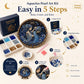 🔥LIMITED TIME 50% OFF!  – ✨ Premium 3D Pearl 12 Zodiac Signs Art Kit | Luxury Flocked Canvas with Scratch-Resistant Non-Fading Pearl Beads DIY Handmade Astrology Decor ♈🌙💎
