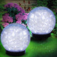 🔥2026 Hot Sale 57% OFF✨⚡ Cracked Hockey Puck Solar Light Glowing LED, Auto On/Off, Waterproof. ✨