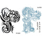 2 Sheet Shoulder Totem Dragon Large Temporary Tattoos