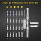 💥Hot Sale 50% Off⏳24 in 1 DlY Screwdriver Set Magnetic Compact and Portable Ratchet Screwdriver🚀Free shipping🚀