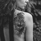 8 Sheets Waterproof Arm Leg Fake Temporary Tattoo - Lion Tiger Crown King Flower Wolf