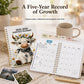 🐮Highland Cow (2026-2030) 5-year Calendar 📅annual calendar planning, month labels