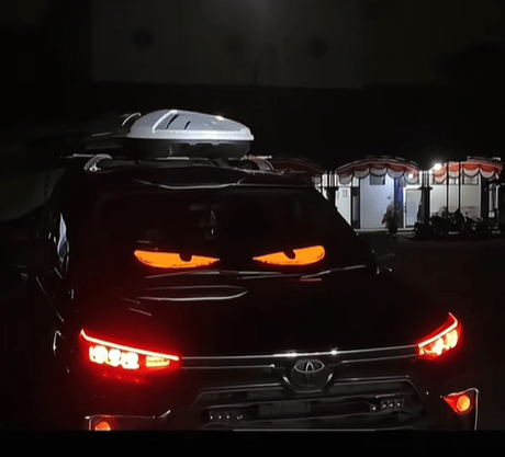 🔥Limited Time 【✈️free shipping 】Your Unique Car Style📱Devil's Eye Lamp Car Led Soft Screen