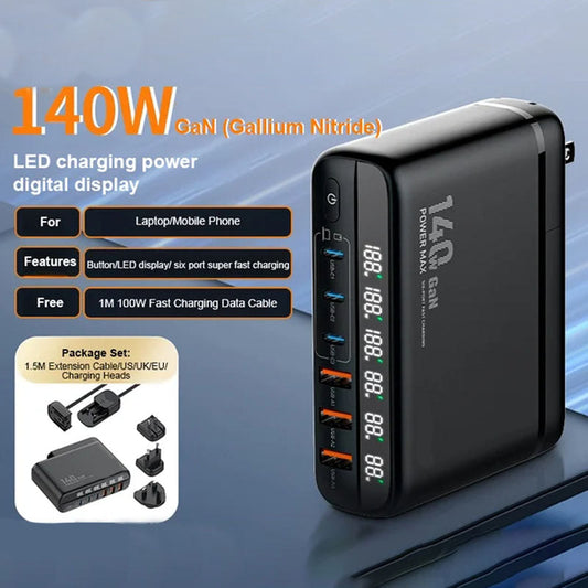 ✨New Arrival✨High-Power 140W Super Fast Charger Set