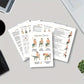 🔥30-Day Chair Yoga Weight Loss Spiral Notebook & Exercise Guide