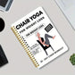 🔥30-Day Chair Yoga Weight Loss Spiral Notebook & Exercise Guide