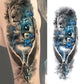 4 Sheets Lion Wolf Tiger Full Arm Sleeves