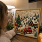 🧘Relaxing & Beginner-Friendly-🎄🎅 Premium 3D Pearl Christmas Wall Art Kit
