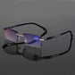 🔥 LIMITED-TIME Only￡9.99!!⏳Anti-Blue Light Glasses🕶️New Sapphire High Hardness anti-blue Dual-Use Reading Glasses