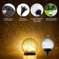 🔥2026 Hot Sale 57% OFF✨⚡ Cracked Hockey Puck Solar Light Glowing LED, Auto On/Off, Waterproof. ✨