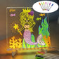 ⏳Surprise Price: Only £8.99!!!🎨Luminous Led Drawing Board For Children🎁Buy 1 Get 7 Colour Pens &Foldable stand For Free