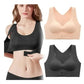 🔥LAST DAY SALE ONLY￡8.99!!💝Easy Front‑Close Cross Back Posture Corrector Bra Wireless Full Support Comfort Bra