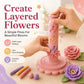 ⏳ Last Day 49% OFF – 🌸 Beginner-Friendly Clay Bloom Maker Set | Reusable 3D-Printed Flower Shaping Tool with Interchangeable Sleeves & 24-Color Modeling Clay Included ✨