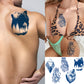 5 Sheets Semi-Permanent Forest Bear Tattoo Stickers