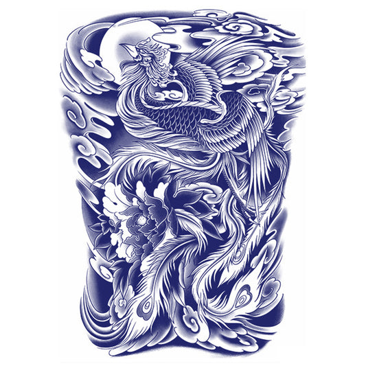1 Sheet  Full Back Semi-Permanent Tattoos