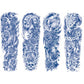 4 Sheets Wave Star Eagle Semi Permanent Full Arm Sleeves Tattoo