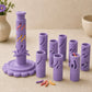 ⏳ Last Day 49% OFF – 🌸 Beginner-Friendly Clay Bloom Maker Set | Reusable 3D-Printed Flower Shaping Tool with Interchangeable Sleeves & 24-Color Modeling Clay Included ✨