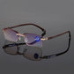 🔥 LIMITED-TIME Only￡9.99!!⏳Anti-Blue Light Glasses🕶️New Sapphire High Hardness anti-blue Dual-Use Reading Glasses