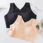 🔥LAST DAY SALE ONLY￡8.99!!💝Easy Front‑Close Cross Back Posture Corrector Bra Wireless Full Support Comfort Bra