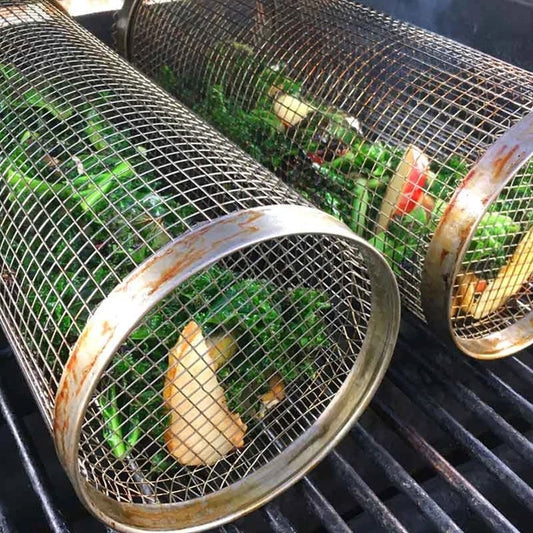 🔥2026 Hot Sale 50% OFF✨⚡ 50K+ SOLD! 🎁Rolling Grilling Basket