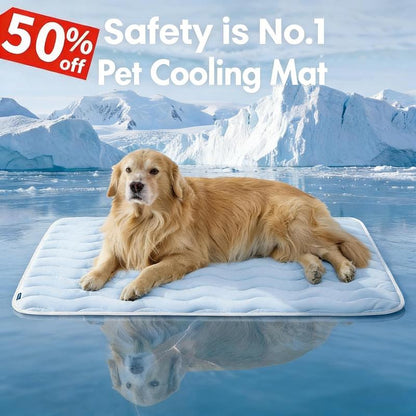 ❄️2026 Summer Hot Sale 49% OFF🧊PawDew™ for Dogs & Cats – Vet-Approved Ice-Silk Cooling Pad ❄️ | Q-MAX >0.4 | Washable 🧼, Non-Slip 🛟 | Perfect for Large Breeds & UK Summers ☀️🇬🇧