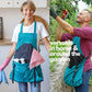 🎁 Hot Sale 50% OFF 🔥Cross Back Gardening Apron With Deep Kangaroo Release Pockets