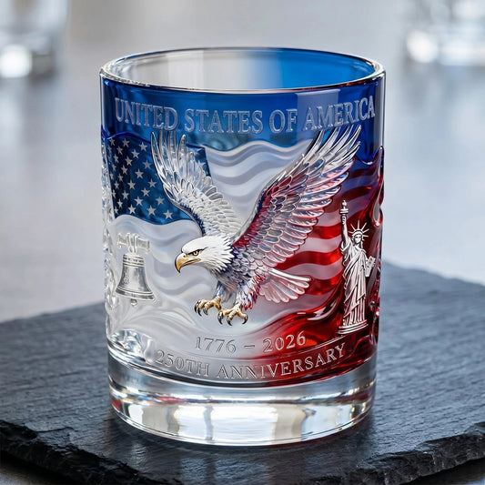🎖️Limited Edition 2026 USA 250th Anniversary Commemorative Glass – 1776-2026 Heritage Edition