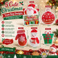 💖LAST DAY SALE 50% OFF!!🎁Easy Fill, Easy Seal🎄 Festive Self-Seal Treat Bags – Santa & Snowman Print | Resealable, Food-Safe & Perfect for Cookies, Chocolates & Little Gifts 🎅⛄