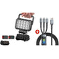 ⏳70% OFF!💡180° Rotatable LED Work Light – With Dual USB Power Bank Function – Rugged & Cordless – Universal Battery Compatibility – For Garage, Construction & Camping