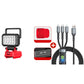 ⏳70% OFF!💡180° Rotatable LED Work Light – With Dual USB Power Bank Function – Rugged & Cordless – Universal Battery Compatibility – For Garage, Construction & Camping