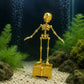 ⏳Limited time 50% off💥Dancing Skeleton Aquarium Ornament👻3D Printed Water Flow Figure, Halloween Fish Tank Decoration💀🐠✨