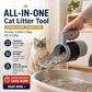 🐱 50% OFF NOW!✨ Cat Litter Scoop with Integrated Trash Can – Efficient Sifting & Large Capacity – Hygienic Essential 🗑️