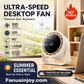 🔥Limited Time 50% OFF! 🌬️Keep you cool all summer! ❄️Rechargeable USB Desk Fan for Bedroom