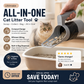 🐱 50% OFF NOW!✨ Cat Litter Scoop with Integrated Trash Can – Efficient Sifting & Large Capacity – Hygienic Essential 🗑️