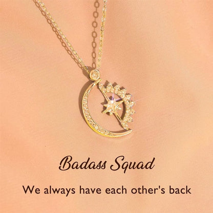 ✨Last Day Promotion 50% OFF 💥💓 To My Badass Squad Necklace - ''We always have each other's back''👩‍❤️‍👩