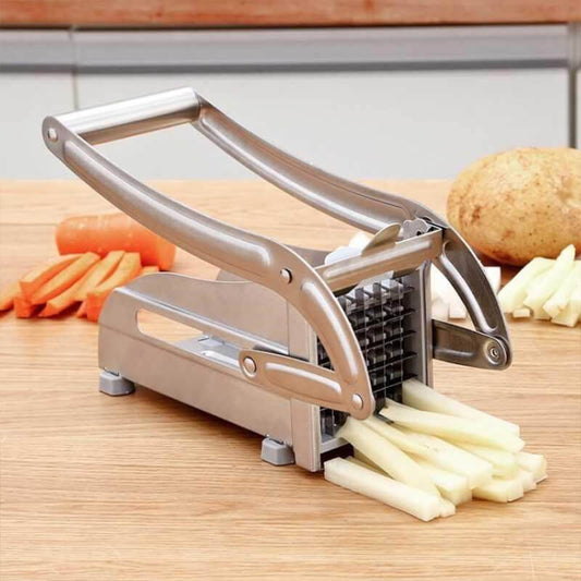 🍟 Stainless Steel Potato Slicer – Cut French Fries at Home, Easy to Use & Clean 🧼✅